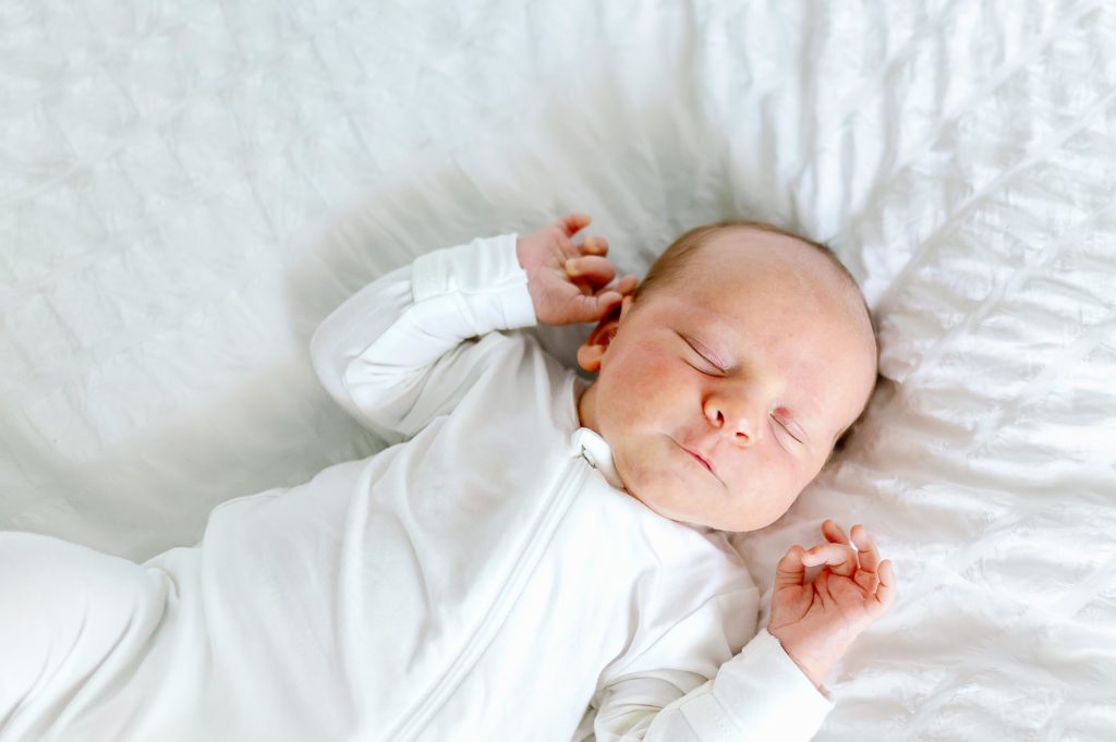 newborn during lifestyle newborn session