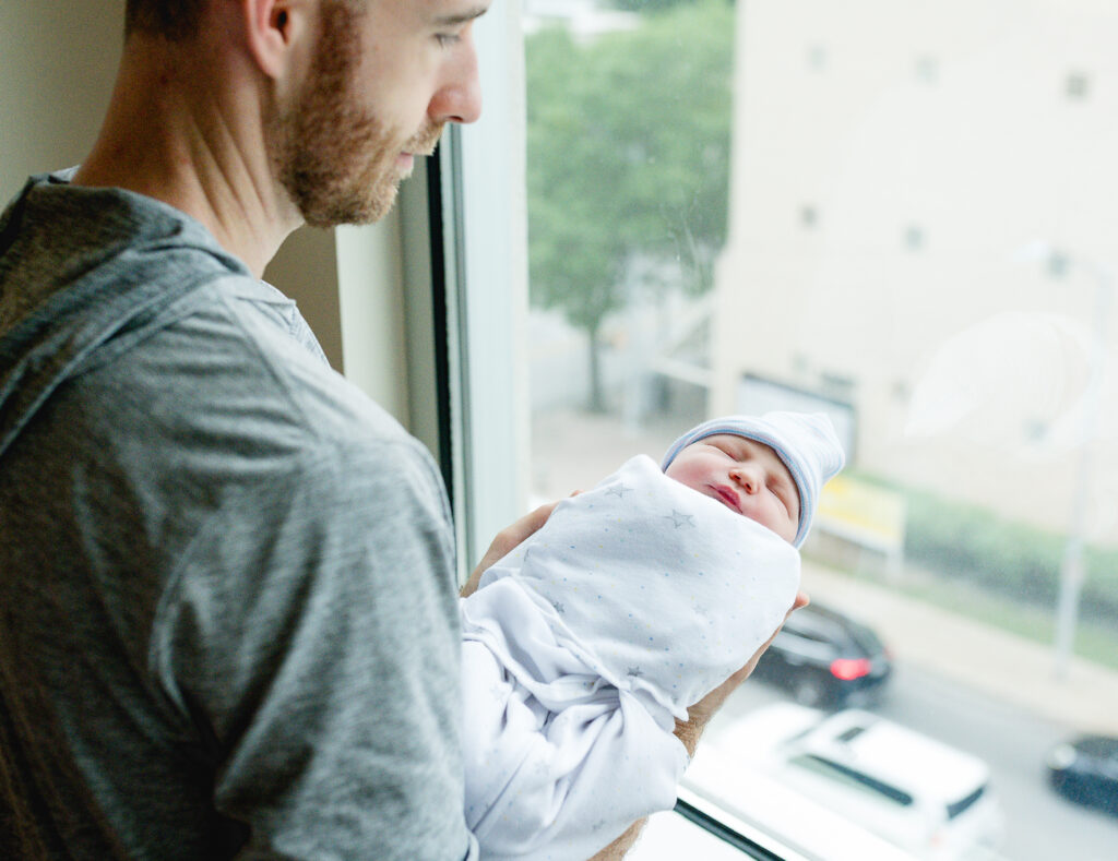Fresh 48 session included in The Collective year package — Fort Worth newborn photographer.